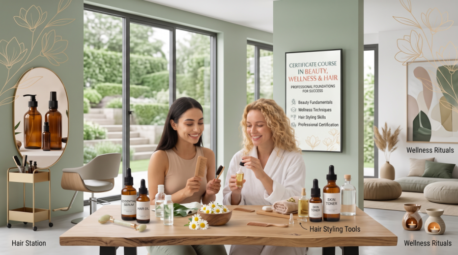 Certificate Course in Beauty, Wellness & Hair